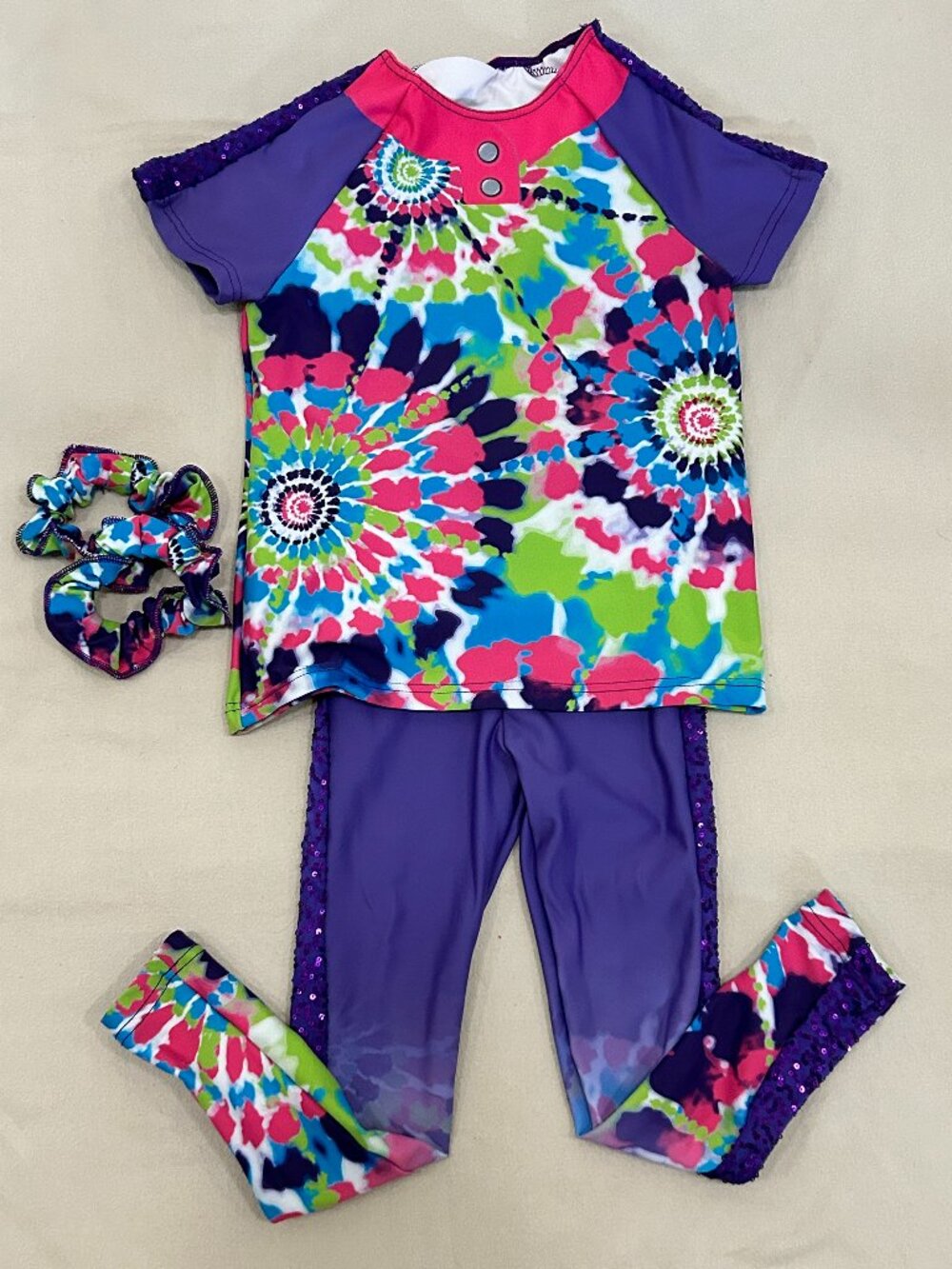 Tie Dye Coordinated Outfit - SC